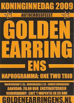 Golden Earring show poster Ens April 30, 2009